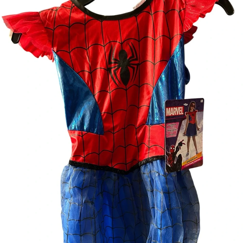 Marvel Spider Hero Kids Costume - Red and Blue Medium 8-10